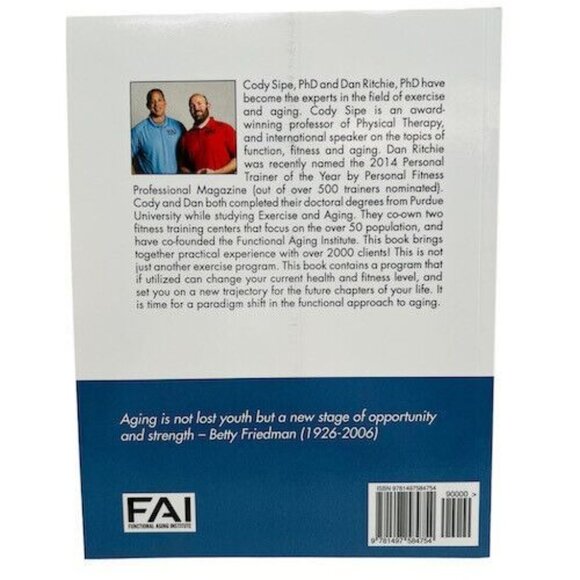 Never Grow Old! Fitness Program Book For Aging By Dan Ritchie & Cody Sipe - Picture 2 of 10